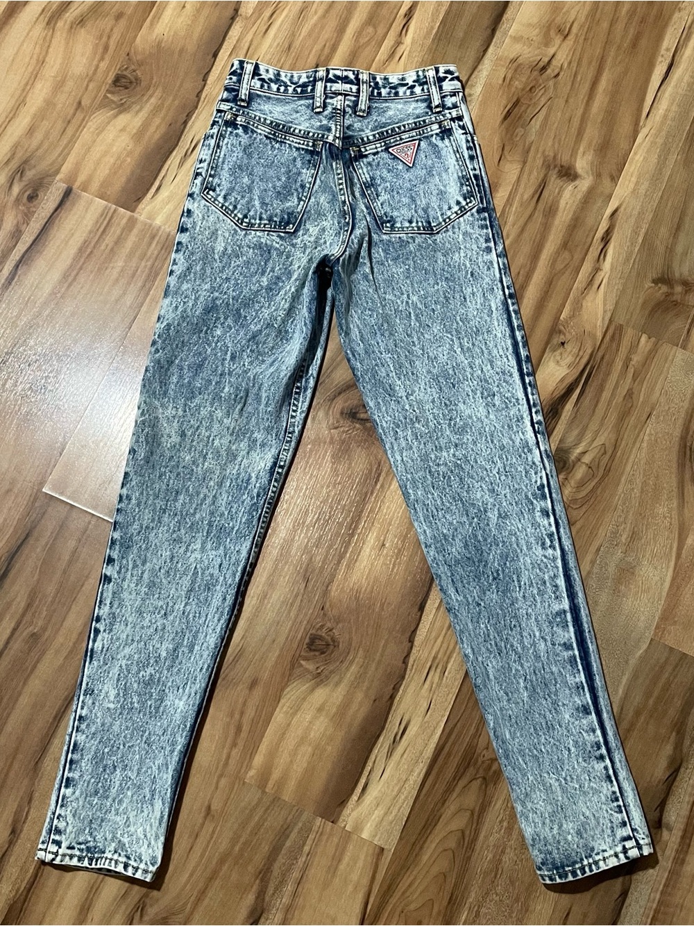 VTG 1980s Guess Jeans by Georges Marciano Style 1050 Acid Wash Tapered Mom Jean